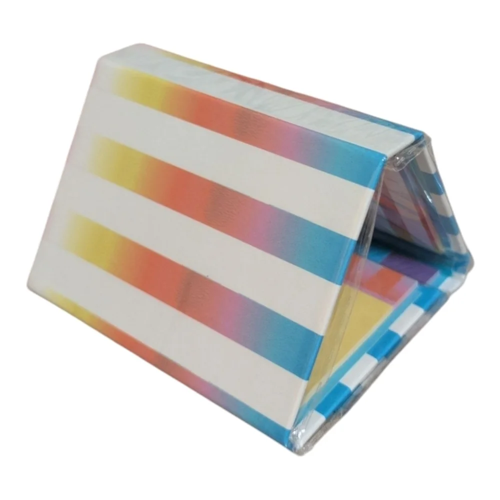 Jot Striped Printed Sticky Notes Memo Pad Trifold Booklet Set